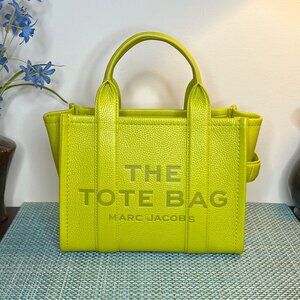 NEW Marc Jacobs THE TOTE BAG - Small Citronelle Green Leather